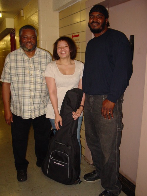 Melvin Sparks, Eve Soto and S.O.A.Q. after a session in my studio